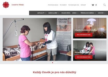 Vítáme vás na novém webu Charity Třinec