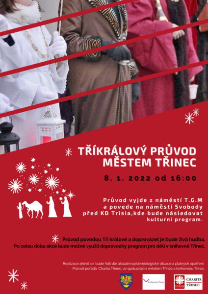 Průvod pořádá město třinec ve spolupráci s charitou třinec